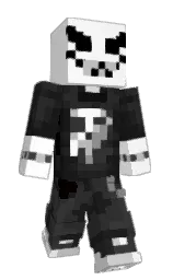 FM3NK's Minecraft skin wearing the Purple Heart cape
