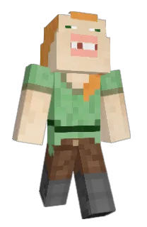 Front of Clicter's skin