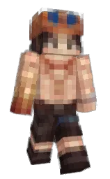 gondola and cocoa brown Minecraft skin — Slim model — first worn by Witze23
