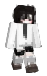 concrete and white Minecraft skin — Slim model — first worn by wiredframe