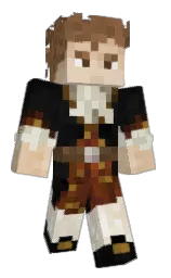 sapling and cod gray Minecraft skin — Classic model — first worn by JermoMetMc