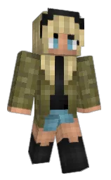 yellow metal and costa del sol Minecraft skin — Slim model — first worn by _idkathena_