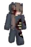 binktr Minecraft avatar full body