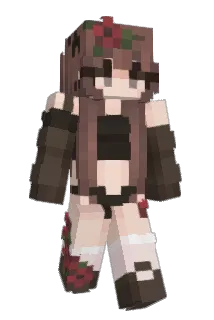 biseksualna Minecraft avatar full body