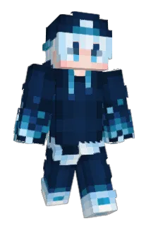 blackinwhite Minecraft avatar full body