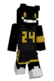 blacko Minecraft avatar full body