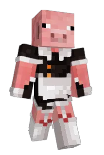 blackwonka Minecraft avatar full body