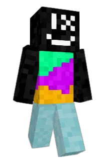 bli_nded Minecraft avatar full body