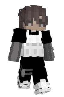 blindless Minecraft avatar full body