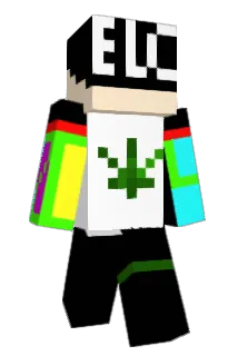 blne Minecraft avatar full body