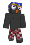 blokmeneertje Minecraft avatar full body