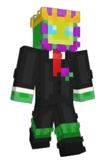 blomsterkung Minecraft avatar full body