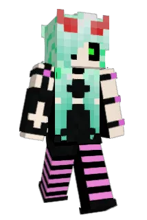 bloodkitty Minecraft avatar full body