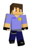 bloopface Minecraft avatar full body