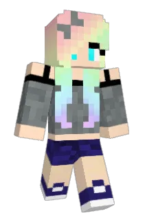 blue_isabel Minecraft avatar full body