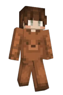 bluebombed Minecraft avatar full body