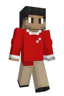 bluebroom Minecraft avatar full body