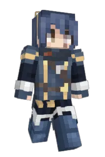 bluechimecho Minecraft avatar full body