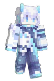 bluefafa Minecraft avatar full body