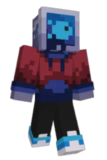 bluefisk Minecraft avatar full body