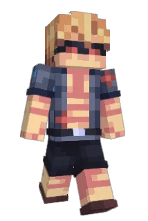 bluehmax Minecraft avatar full body