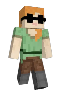 bluemeth Minecraft avatar full body