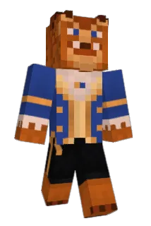 bluepawn Minecraft avatar full body