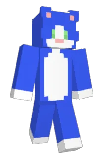 blues Minecraft avatar full body