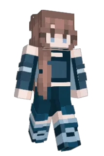 bluesaba Minecraft avatar full body