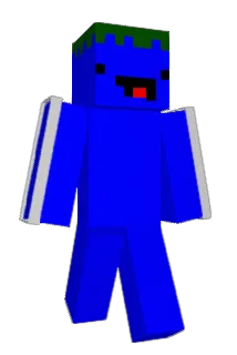 bluesberry Minecraft avatar full body