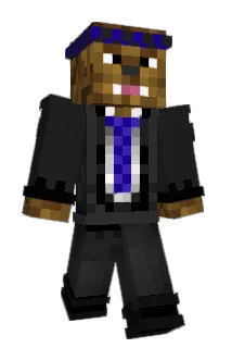 bluetiebacca Minecraft avatar full body