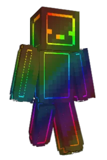 bluewizad Minecraft avatar full body