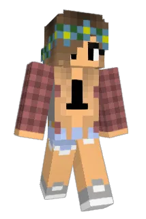 bluezamy Minecraft avatar full body