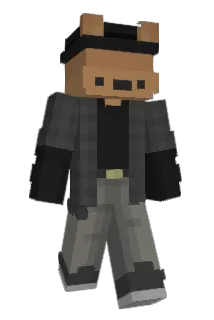 bluezarria Minecraft avatar full body
