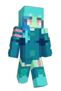 bluezster Minecraft avatar full body