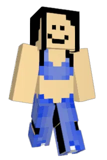 blulil Minecraft avatar full body