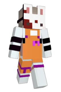 blulux Minecraft avatar full body