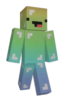 blumengollum Minecraft avatar full body