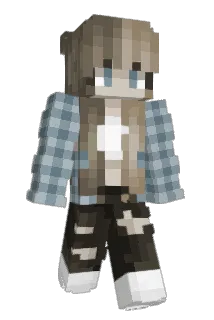 blupuff Minecraft avatar full body