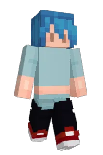 bluraspberrycake Minecraft avatar full body