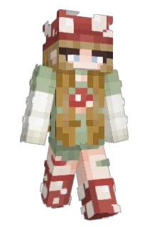 blushic Minecraft avatar full body