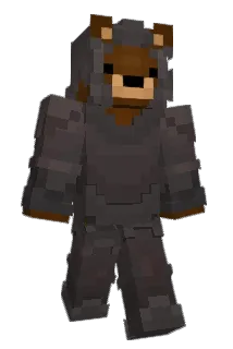 bookeybear Minecraft avatar full body