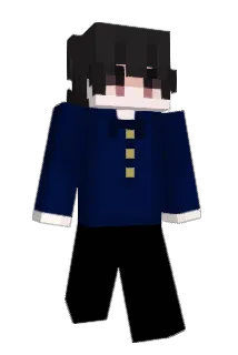 bored Minecraft avatar full body