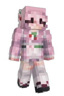 botona Minecraft avatar full body