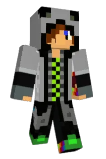 boyfire Minecraft avatar full body