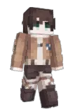 brainlos Minecraft avatar full body