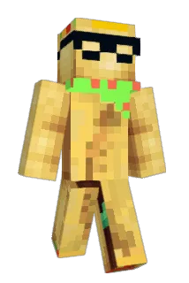 broburrito Minecraft avatar full body