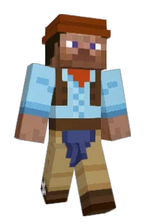 bronc Minecraft avatar full body