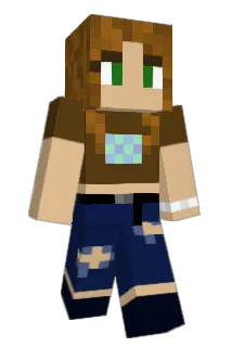 broxwn Minecraft avatar full body