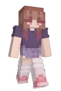 bubbly_brunette Minecraft avatar full body